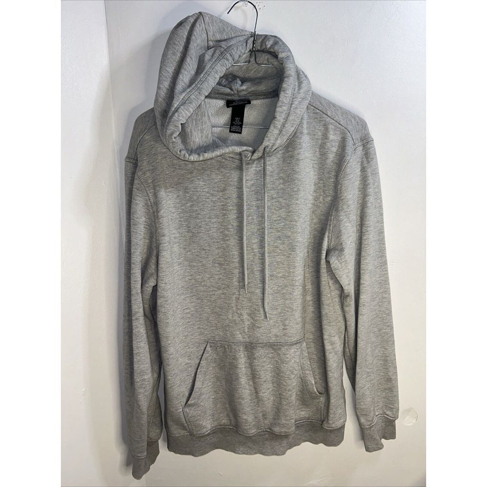 H & M Divided Women's Relaxed Fit Hoodie Sweatshirt Gray Size Small